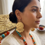 Bohemian Gold-Tone Medallion Earrings with Embossed Shield Detail and Coin Charms